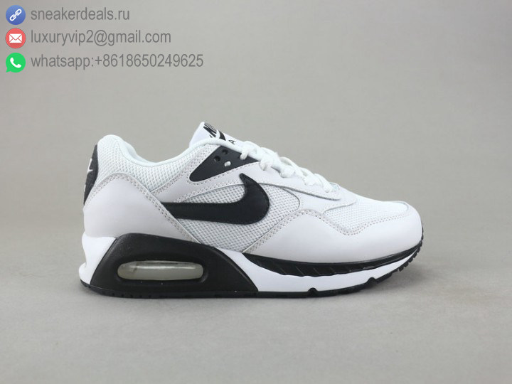 NIKE AIR MAX DIRECT WHITE BLACK LEATHER MEN RUNNING SHOES